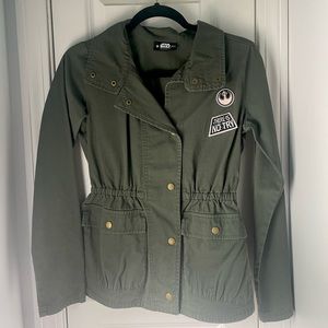 Star Wars Her Universe Green Patch Army Jacket